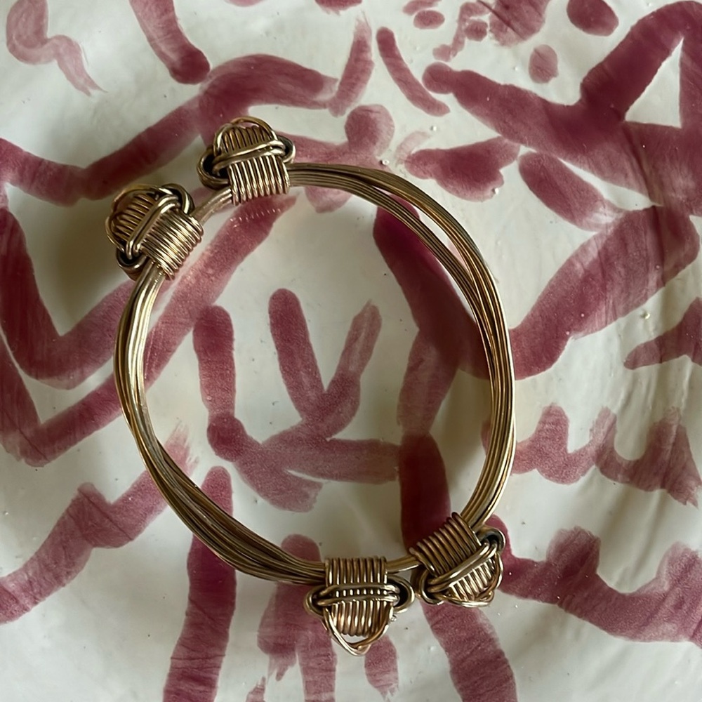 Gold-filled Elephant Hair Bracelet